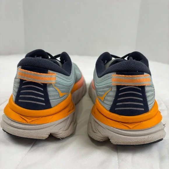 HOKA One One Bondi 7 Blue Haze Women's 8 Running Shoes Cushioned - Wear Noted - Picture 4 of 16